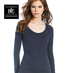 Ladies' Ovale Neck Slub LS