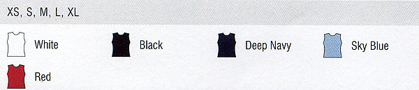Farben Lady-Fit Sleeveless T Fruit of the Loom