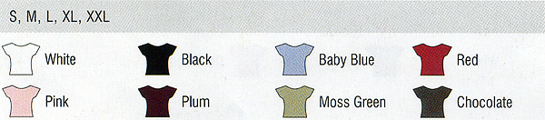 Farben T-Shirt mit U-Boot-Ausschnitt