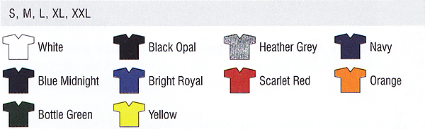 Farben V-Neck T-Shirt