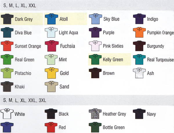 Farben PiquÃ© Polo Safran