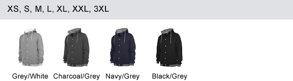 Farben Hooded College Sweatjacket