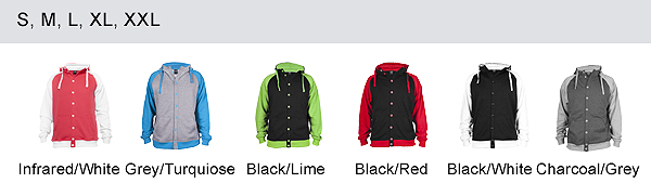 Farben Light Fleece Button Hoody