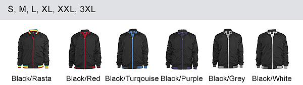 Farben Nylon College Jacket